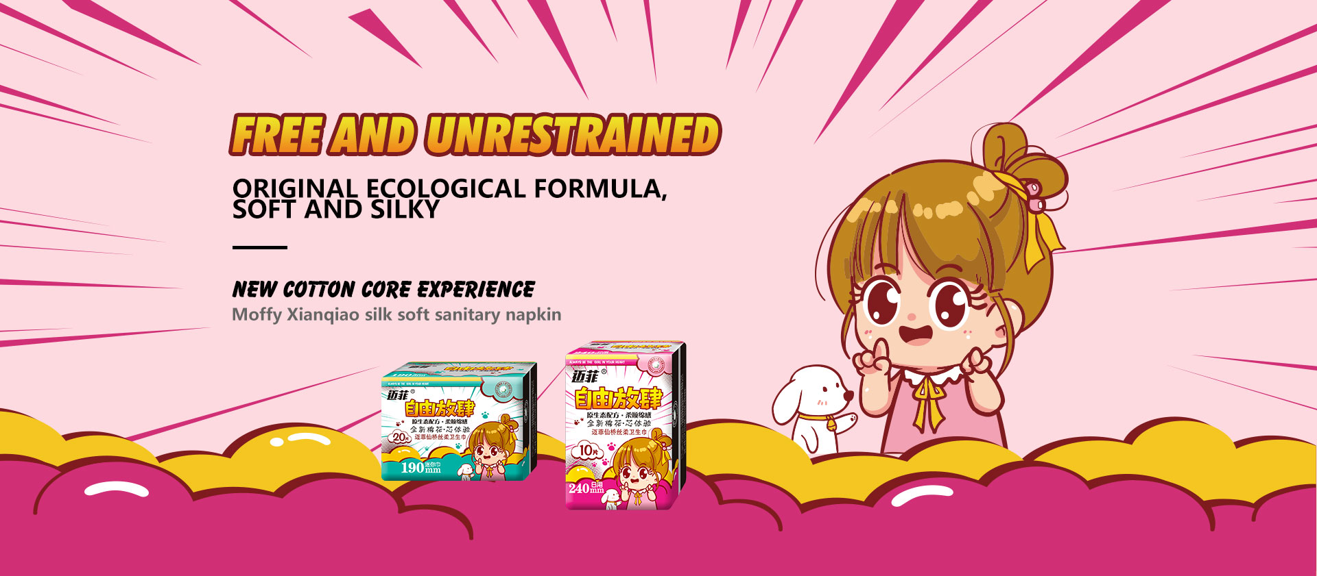 迈菲仙桥丝柔卫生巾